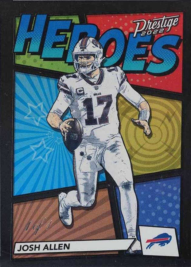 2022 Panini Prestige Heroes Josh Allen #H6 Football Card