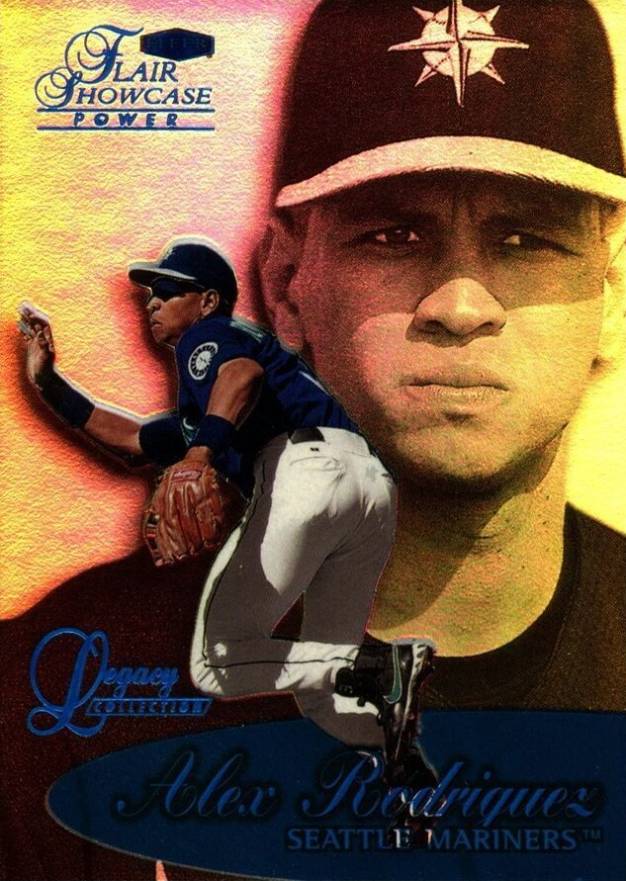 1999 Flair Showcase Legacy Collection Alex Rodriguez #14L Baseball Card