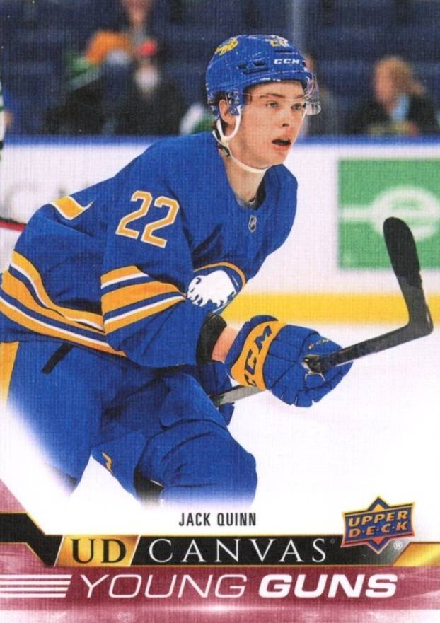 2022 Upper Deck Canvas Jack Quinn #C99 Hockey Card