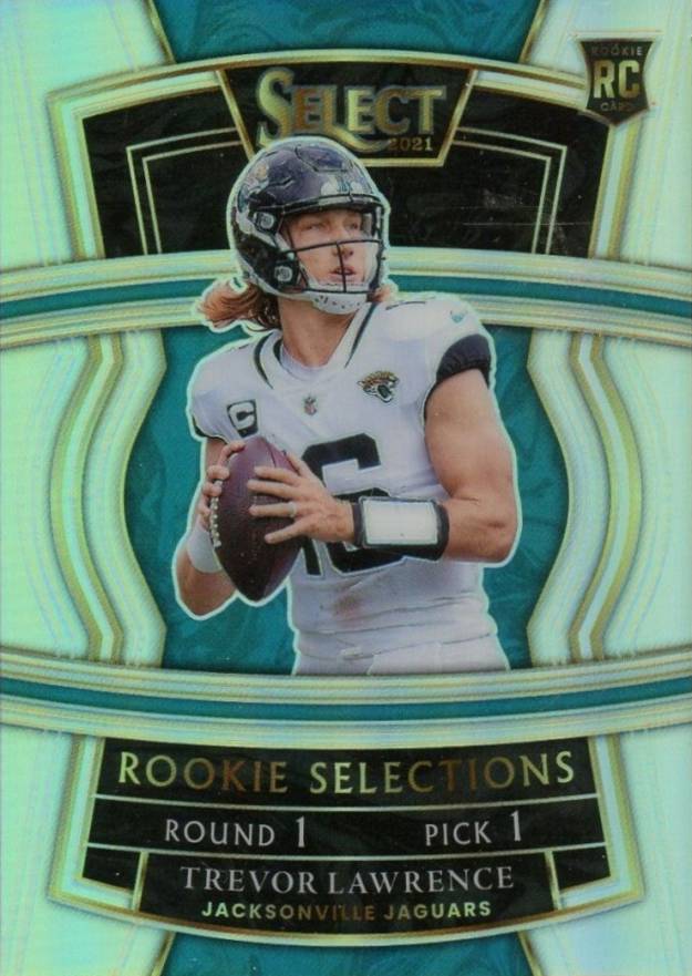 2021 Panini Select Rookie Selections Trevor Lawrence #RS1 Football Card