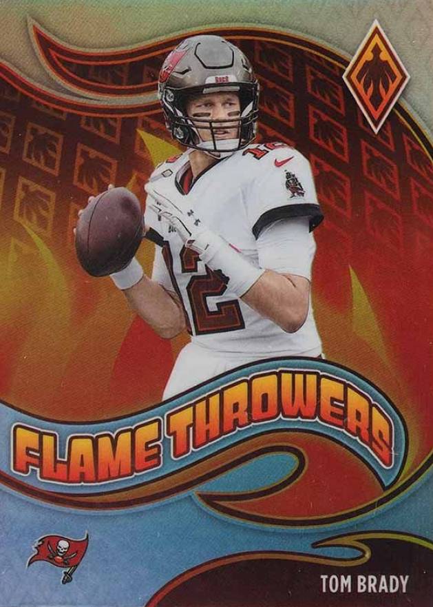 2021 Panini Phoenix Flame Throwers Tom Brady #FT-17 Football Card