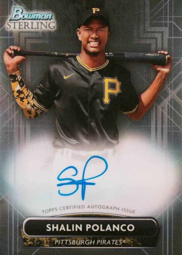 2022 Bowman Sterling Prospect Autographs Shalin Polanco #PASP Baseball Card