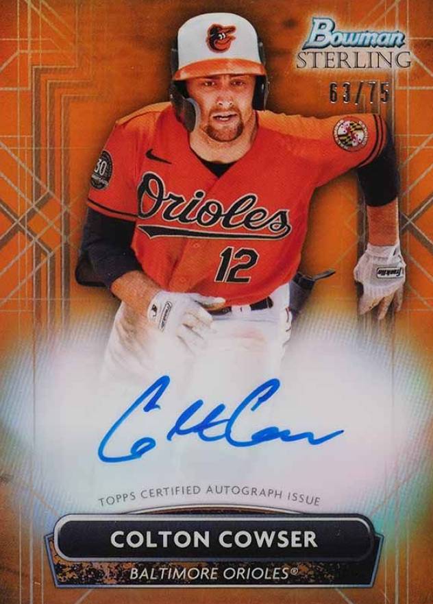 2022 Bowman Sterling Prospect Autographs Colton Cowser #PACC Baseball Card