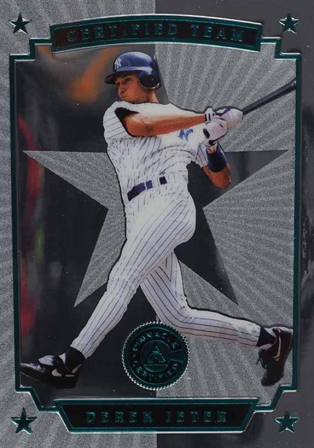 1997 Pinnacle Certified Team Derek Jeter #3 Baseball Card