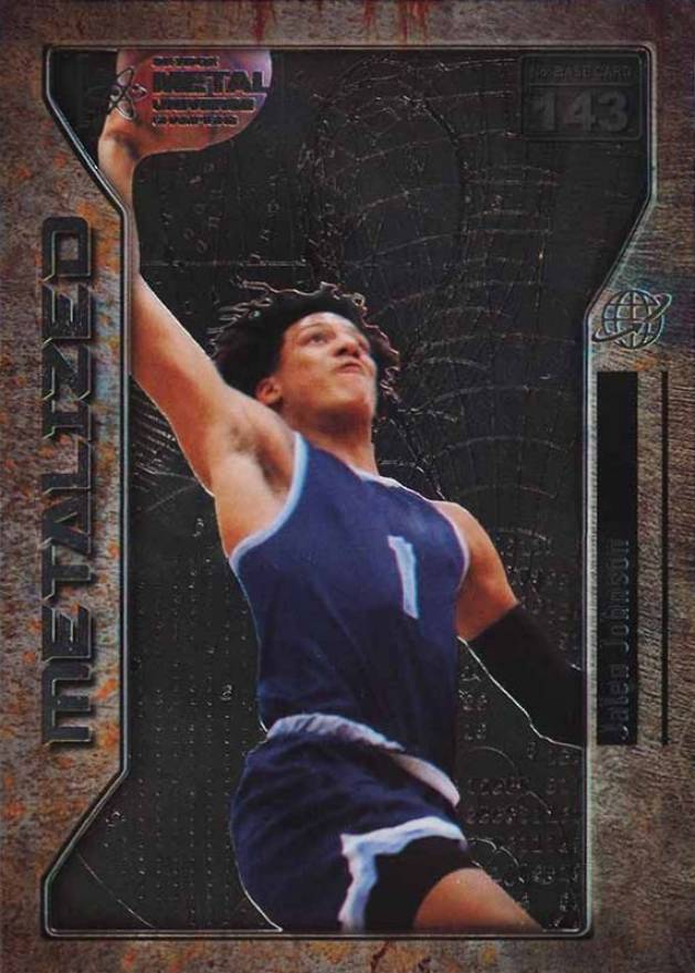 2021 Skybox Metal Universe Champions Jalen Johnson #143 Basketball Card