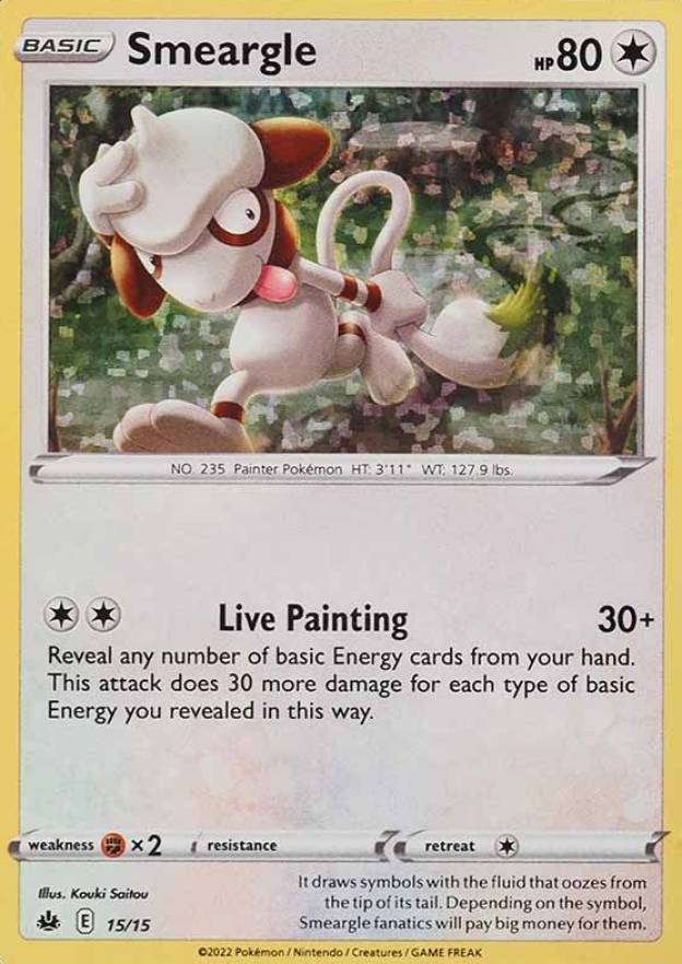 2022 Pokemon Mcdonald's Collection Smeargle-Holo #15 TCG Card