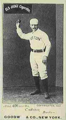 1887 Old Judge O'Rourke, Catcher, Boston #359-3a Baseball Card