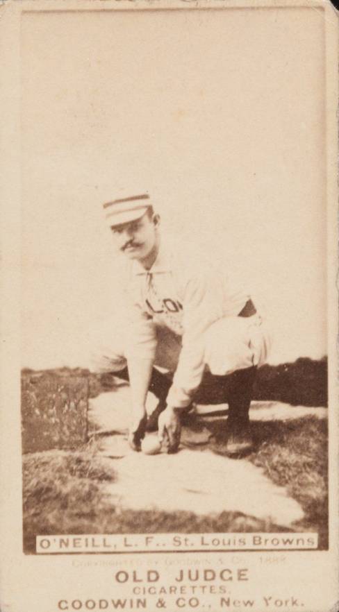 1887 Old Judge O'Neill, L.F., St. Louis Browns #356-2c Baseball Card