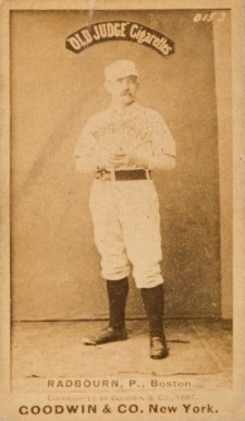 1887 Old Judge Radbourn, P., Boston. #377-5a Baseball Card