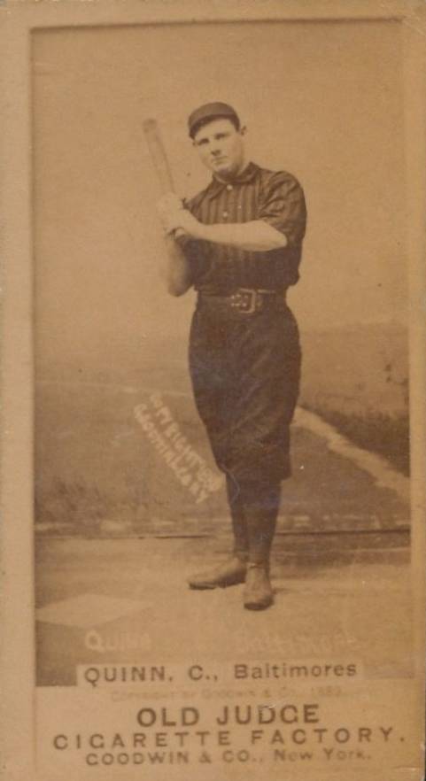 1887 Old Judge Quinn, C., Baltimores #375-2a Baseball Card