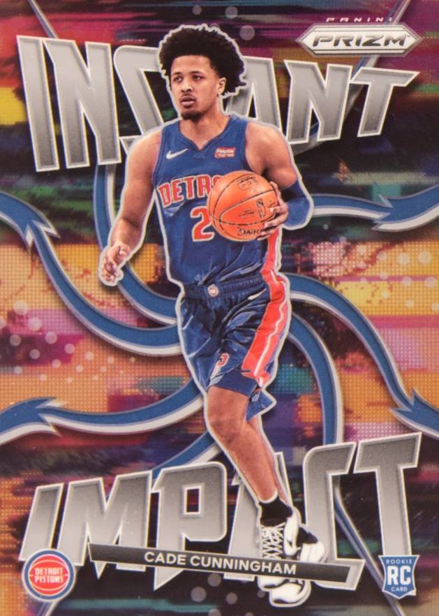 2021 Panini Prizm Instant Impact Cade Cunningham #1 Basketball Card