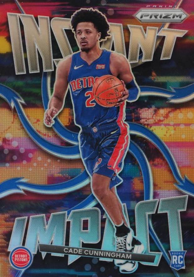 2021 Panini Prizm Instant Impact Cade Cunningham #1 Basketball Card