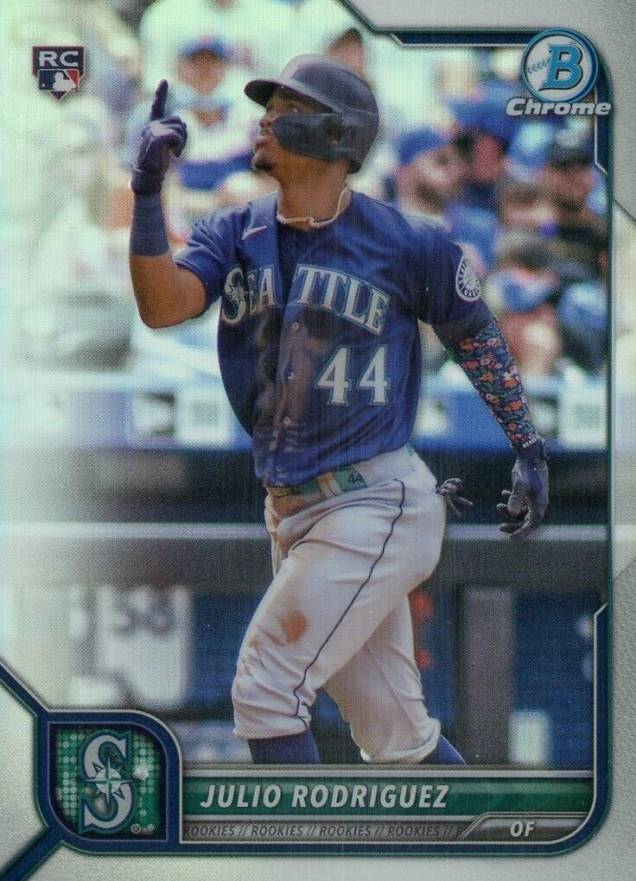 2022 Bowman Chrome Julio Rodriguez #48 Baseball Card