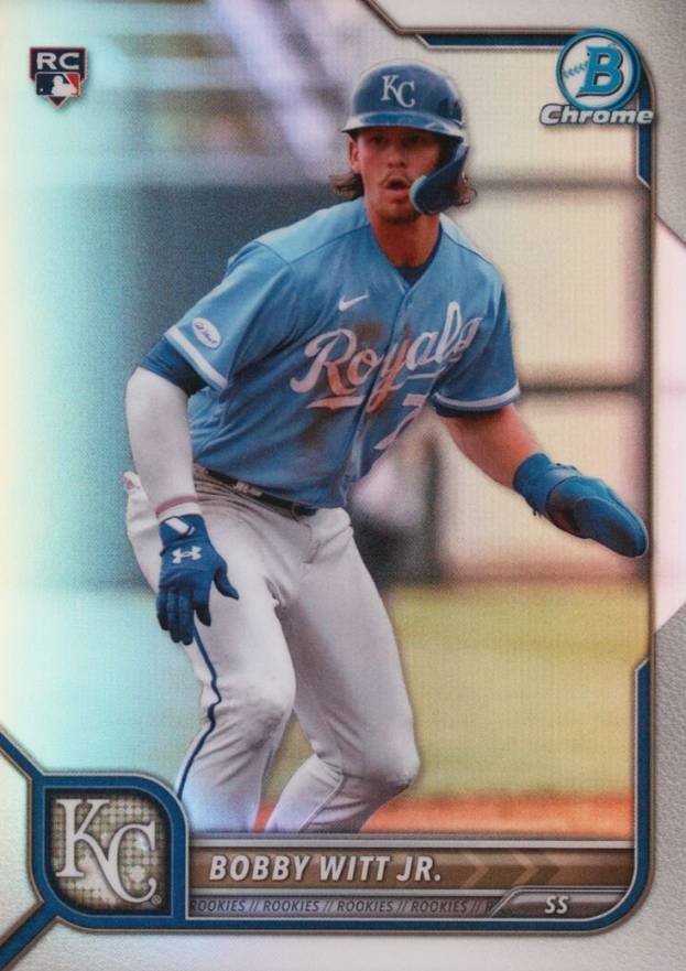 2022 Bowman Chrome Bobby Witt Jr. #77 Baseball Card