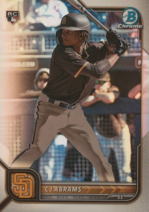 2022 Bowman Chrome CJ Abrams #12 Baseball Card