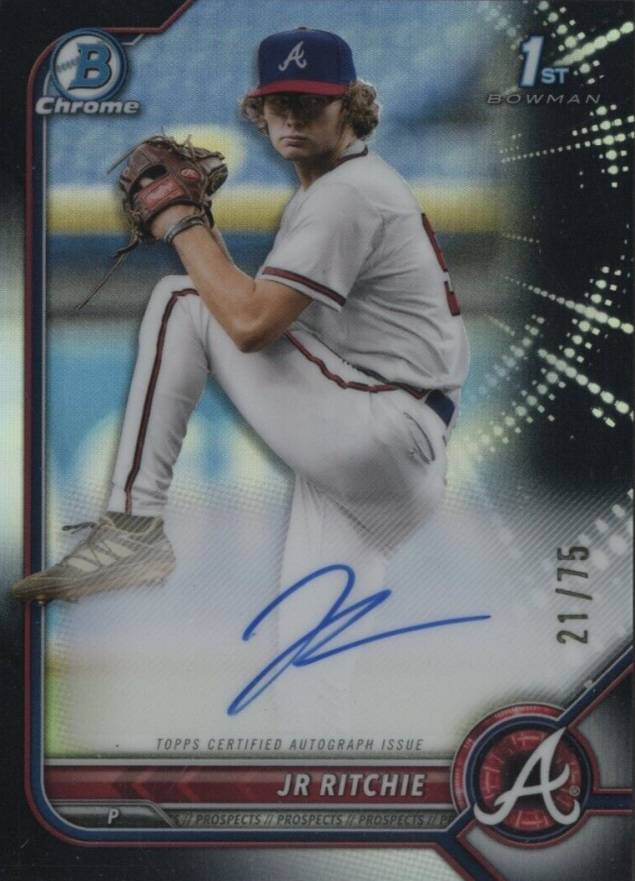 2022 Bowman Draft Chrome Draft Pick Autographs Jr Ritchie #CDAJR Baseball Card