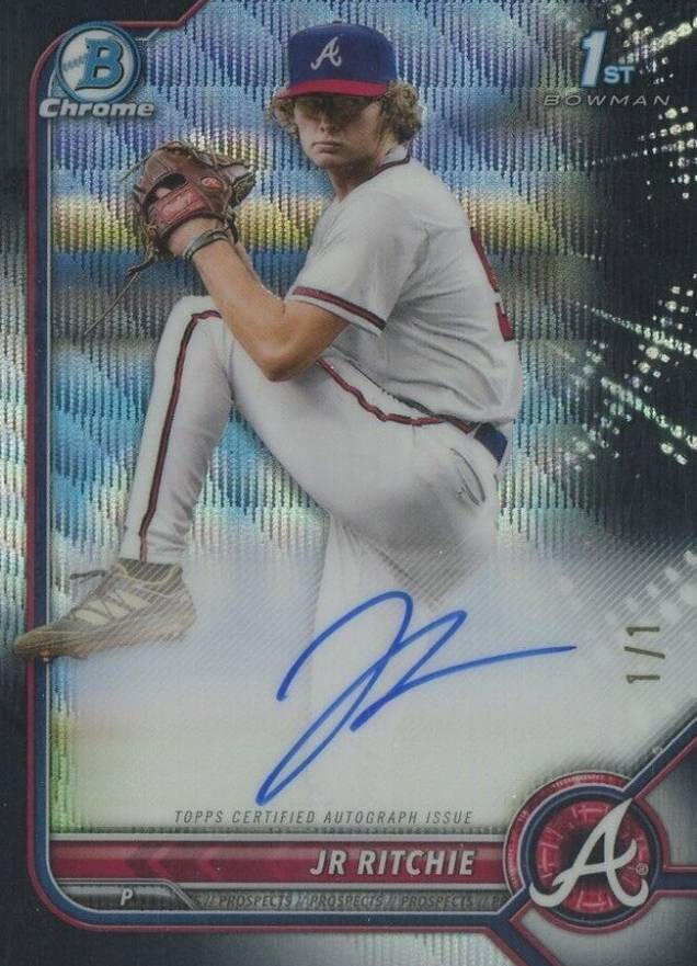 2022 Bowman Draft Chrome Draft Pick Autographs Jr Ritchie #CDAJR Baseball Card