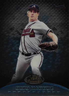 1999 Finest Team Finest Blue  Greg Maddux #TF1 Baseball Card