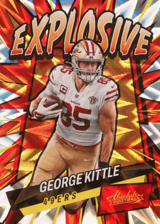 2022 Panini Absolute Explosive George Kittle #E32 Football Card