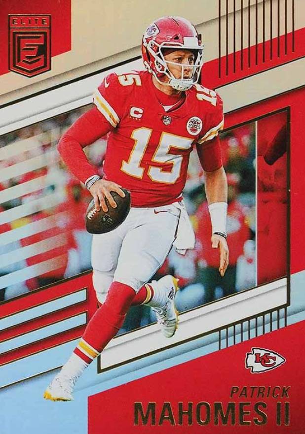 2022 Panini Donruss Elite Patrick Mahomes II #38 Football Card