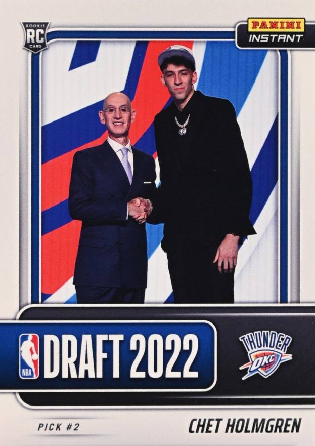 2022 Panini Instant Draft Night Chet Holmgren #DN2 Basketball Card