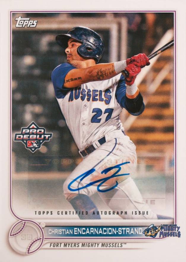 2022 Topps Pro Debut Christian Encarnacion-Strand #PD51 Baseball Card