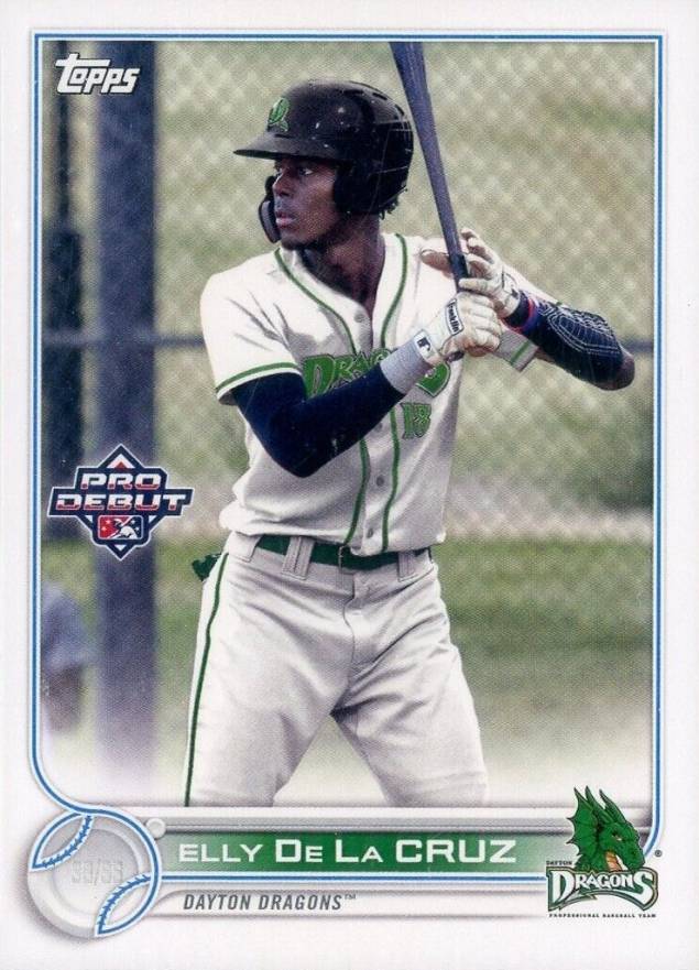 2022 Topps Pro Debut Elly de La Cruz #PD189 Baseball Card