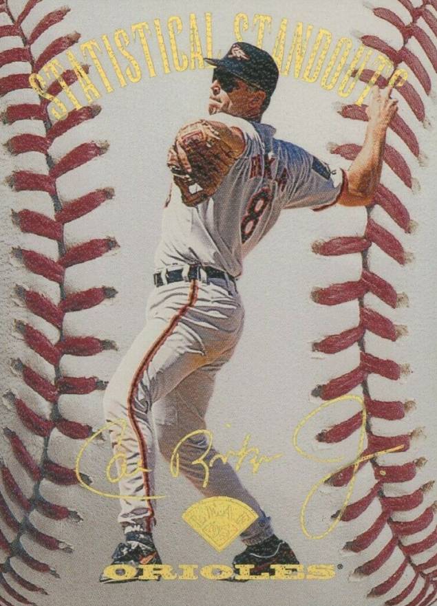 1995 Leaf Statistical Standouts Cal Ripken Jr. #7 Baseball Card