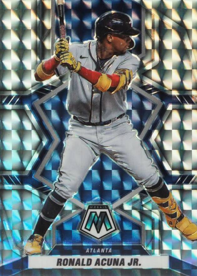 2022 Panini Mosaic Ronald Acuna Jr. #158 Baseball Card