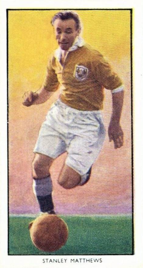 1956 Radio Fun British Sports Stars Stanley Matthews #3 Soccer Card