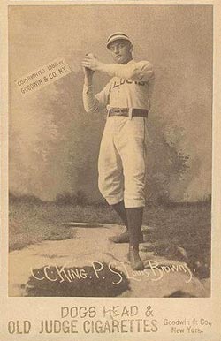 1888 Old Judge Cabinets C.C. King, P. St. Louis Browns. #263-1a Baseball Card