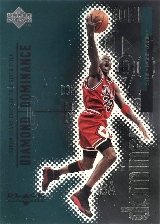 1998 Upper Deck Black Diamond Dominance Michael Jordan #D30 Basketball Card
