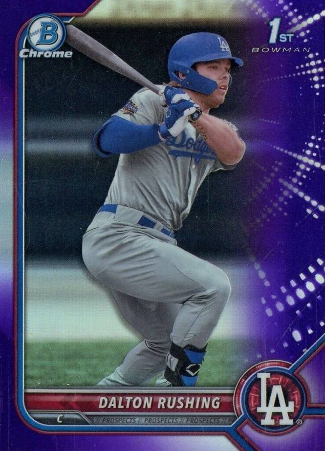 2022 Bowman Draft Dalton Rushing #BDC84 Baseball Card