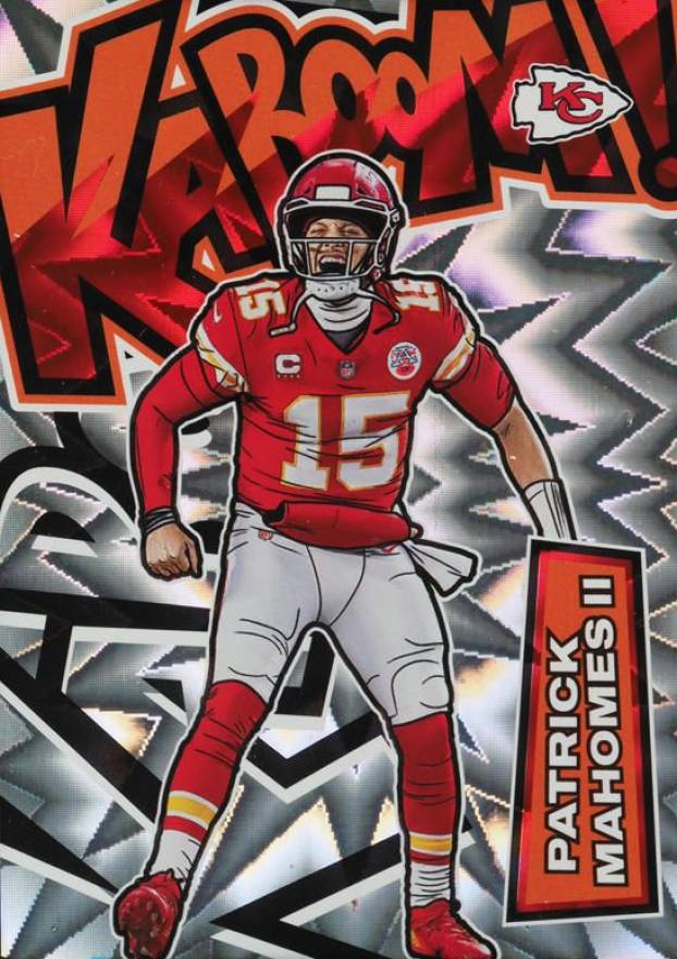 2022 Panini Absolute Kaboom! Vertical Patrick Mahomes II #K2 Football Card