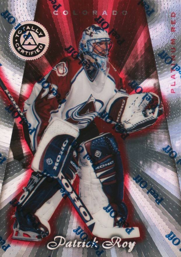 1997 Pinnacle Totally Certified  Patrick Roy #2 Hockey Card