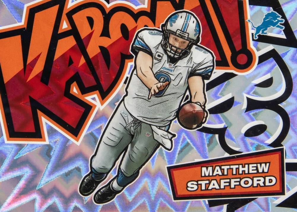 2022 Panini Absolute Kaboom! Horizontal Matthew Stafford #KH2 Football Card