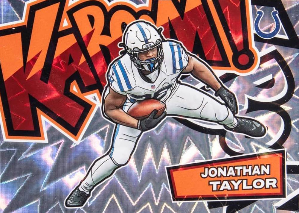 2022 Panini Absolute Kaboom! Horizontal Jonathan Taylor #KH4 Football Card