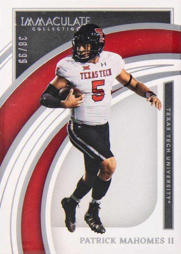 2022 Panini Immaculate Collection Collegiate Patrick Mahomes II #1 Football Card