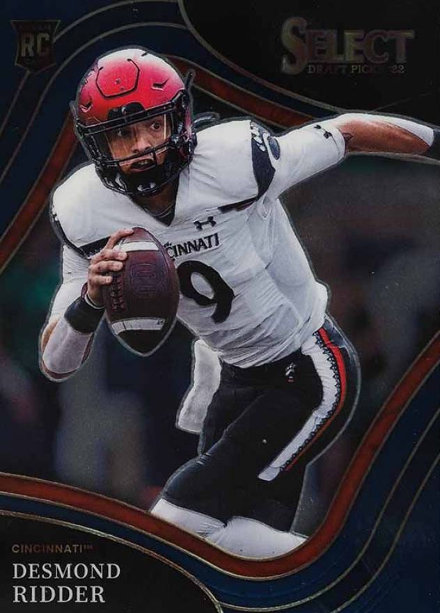 2022 Panini Select Draft Picks Desmond Ridder #115 Football Card