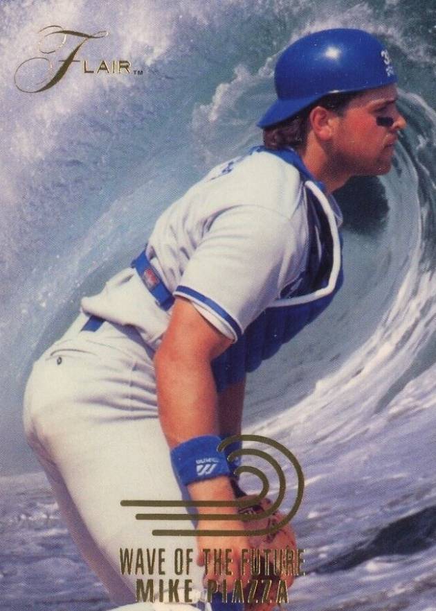 1993 Flair Wave of the Future Mike Piazza #12 Baseball Card