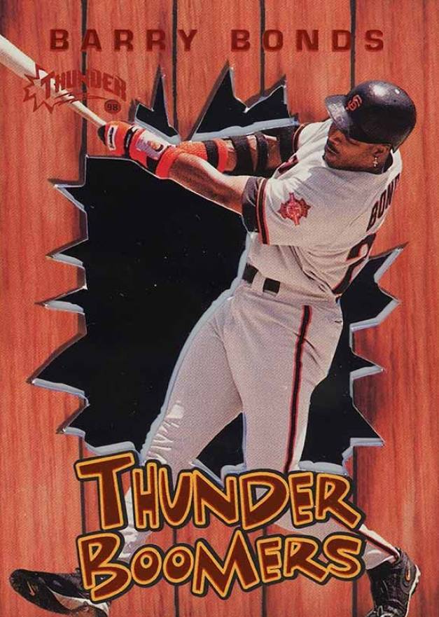 1998 Circa Thunder Thunder Boomers Barry Bonds #2 Baseball Card