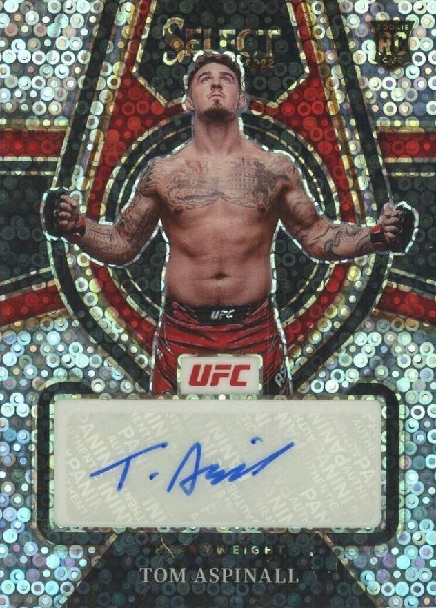 2022 Panini Select UFC Rookie Signatures Tom Aspinall #RSTAS Other Sports Card