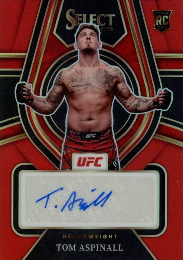 2022 Panini Select UFC Rookie Signatures Tom Aspinall #RS-TAS Other Sports Card