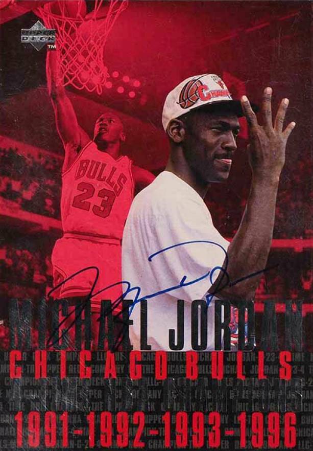 1997 Upper Deck Michael Jordan Championship Journals Michael Jordan #A1 Basketball Card