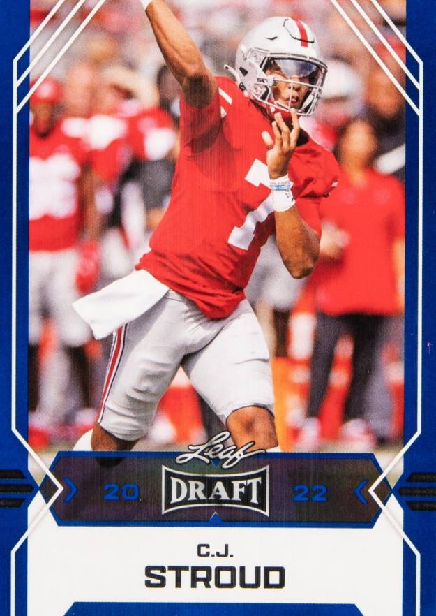 2022 Leaf Draft C.J. Stroud #3 Football Card