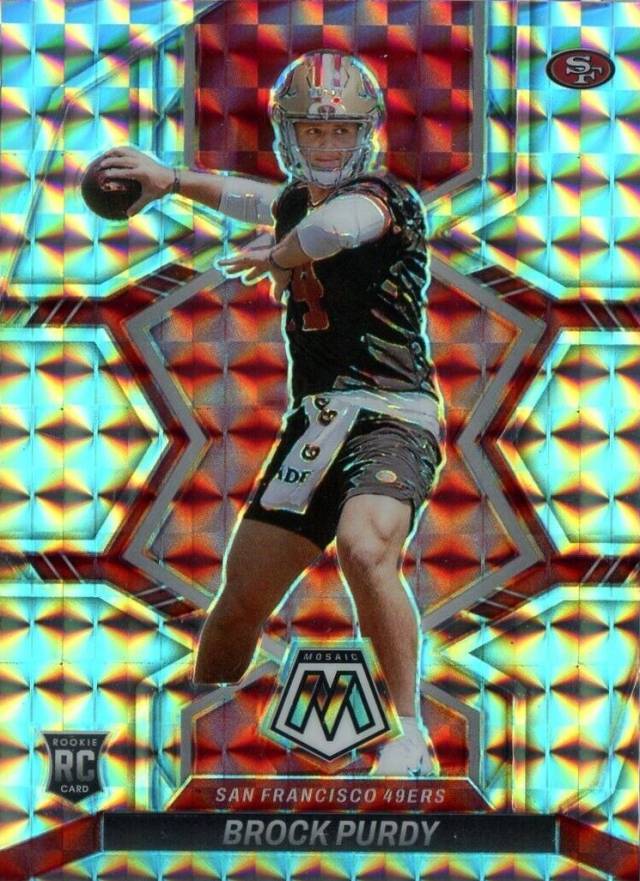 2022 Panini Mosaic Brock Purdy #367 Football Card