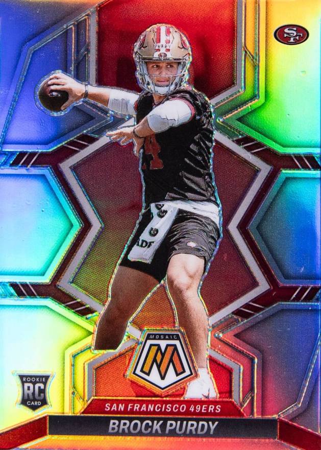 2022 Panini Mosaic Brock Purdy #367 Football Card