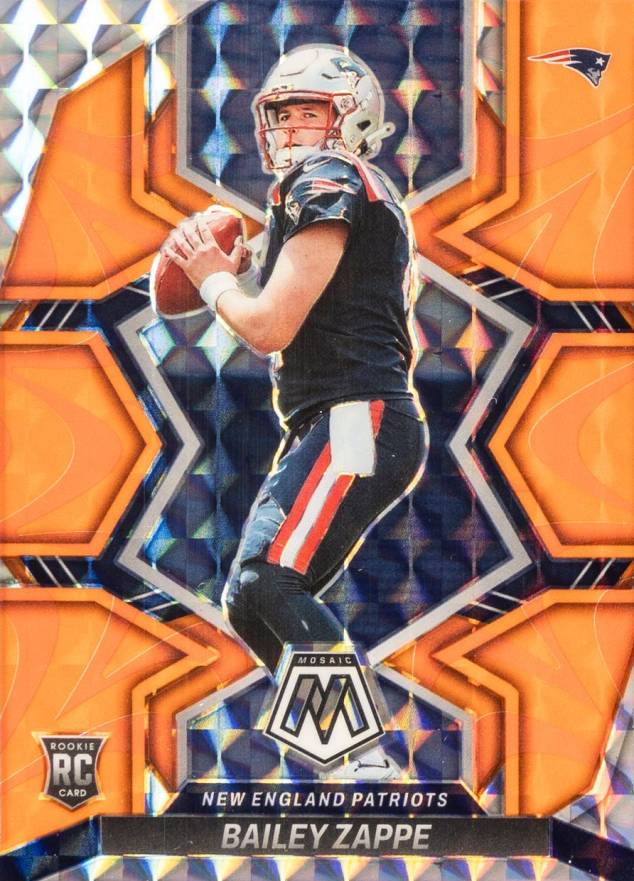 2022 Panini Mosaic Bailey Zappe #321 Football Card