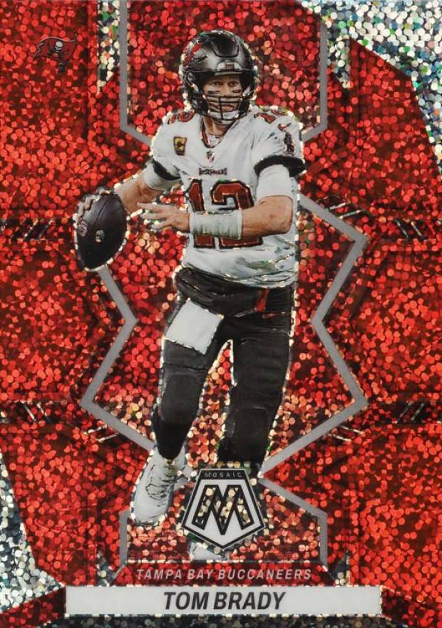 2022 Panini Mosaic Tom Brady #182 Football Card