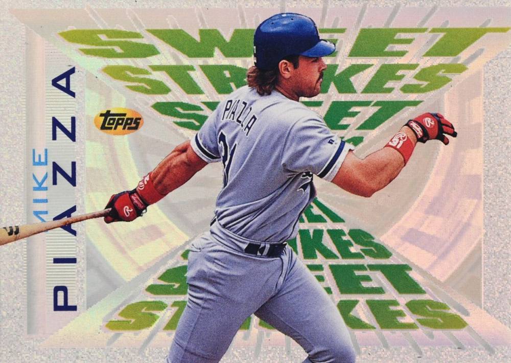 1997 Topps Sweet Strokes Mike Piazza #SS12 Baseball Card